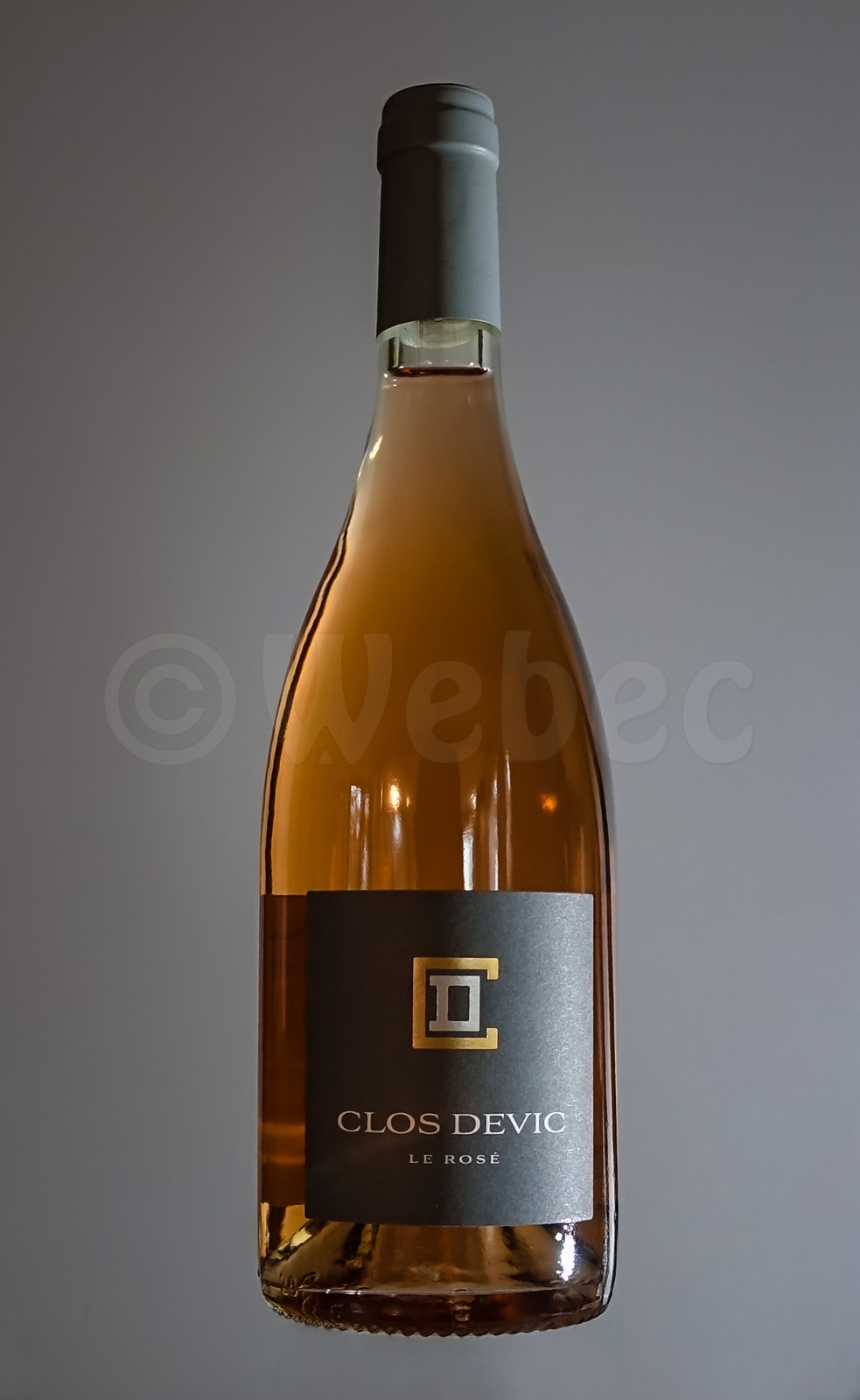 Bouteille vin rosé-Clos Devic-Webec